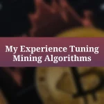 My Experience Tuning Mining Algorithms